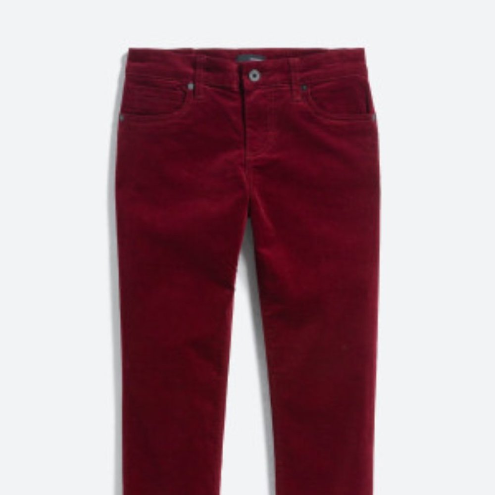 EDYSON Hampton Skinny Corduroy  6 | Burgundy